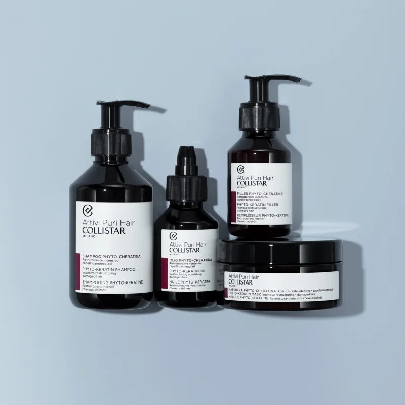 Collistar Hair Phyto-Keratin Mask Intensive Restructuring maska za lase s keratinom 200 ml
