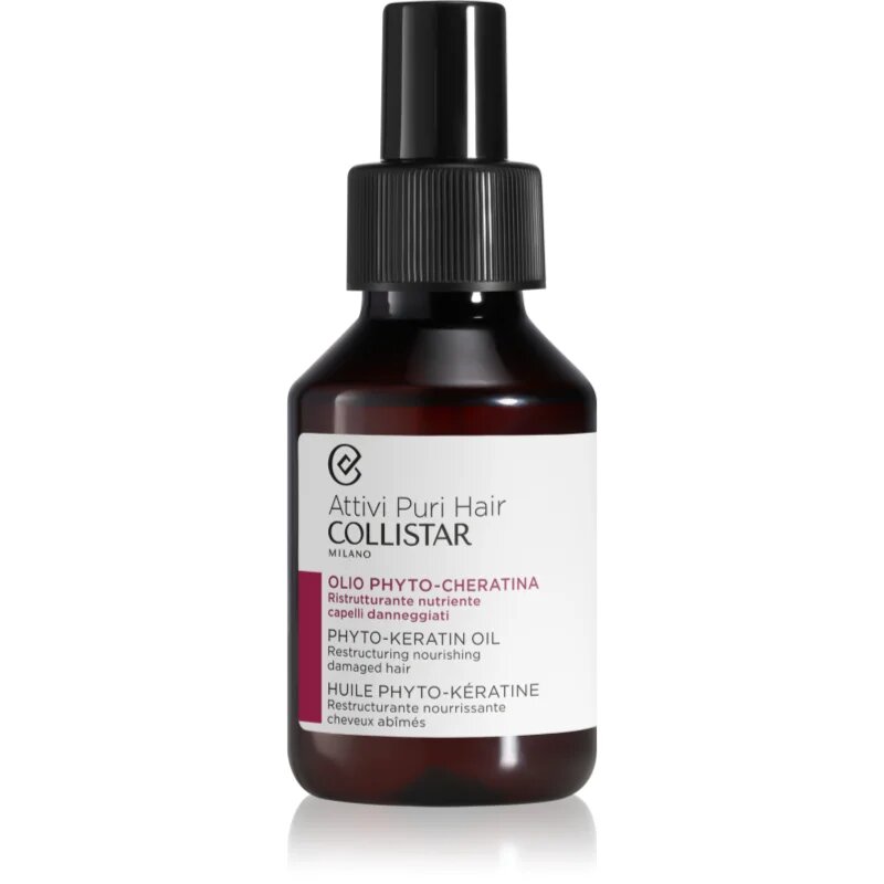 Collistar Hair Phyto-Keratin Oil Restructuring Nourishing regeneracijsko olje za lase s keratinom 100 ml
