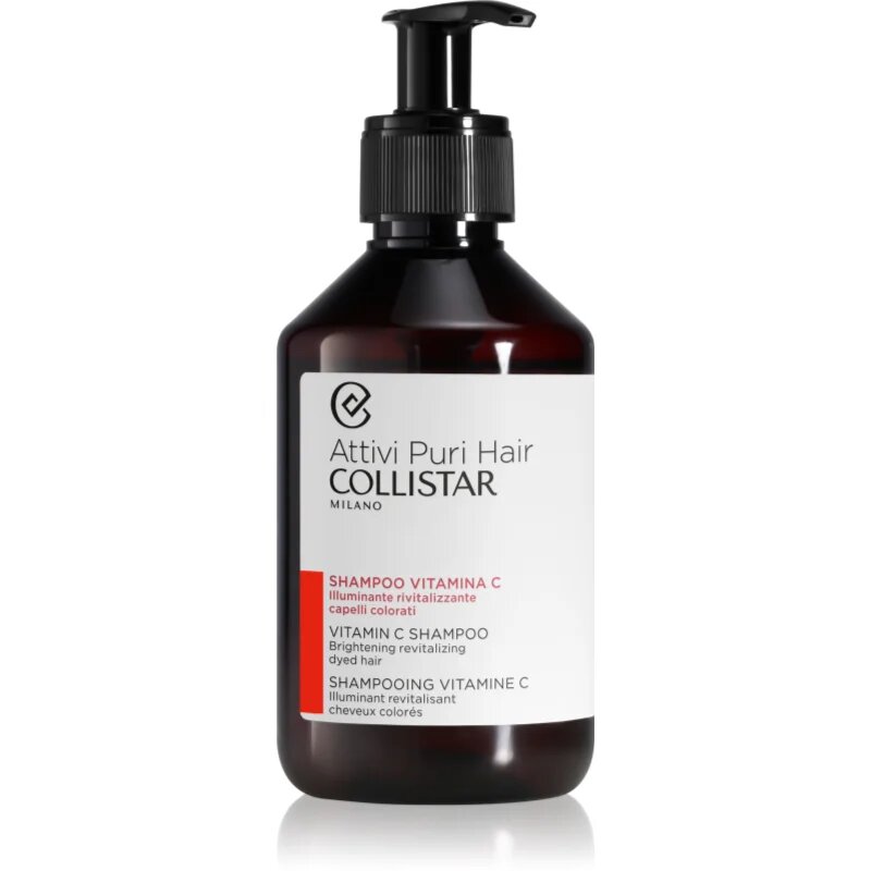 Collistar Hair Vitamin C Shampoo Brightening Revitalizing šampon z vitaminom C 250 ml