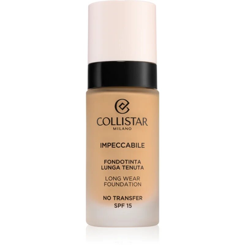 Collistar Impeccabile Long Wear Foundation dolgoobstojen tekoči puder SPF 15 3G Golden Natural 30 ml