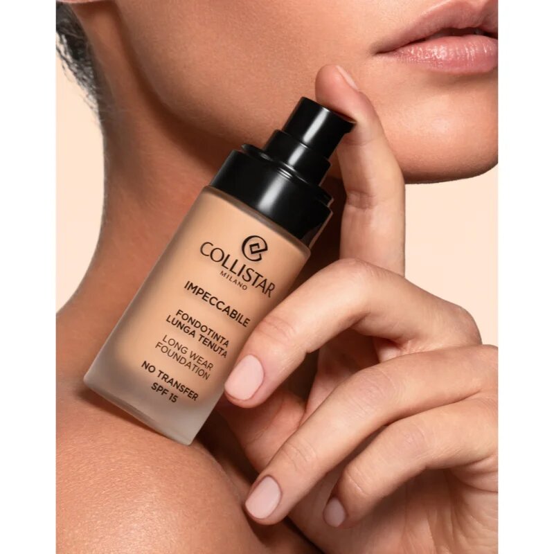 Collistar Impeccabile Long Wear Foundation dolgoobstojen tekoči puder SPF 15 3G Golden Natural 30 ml
