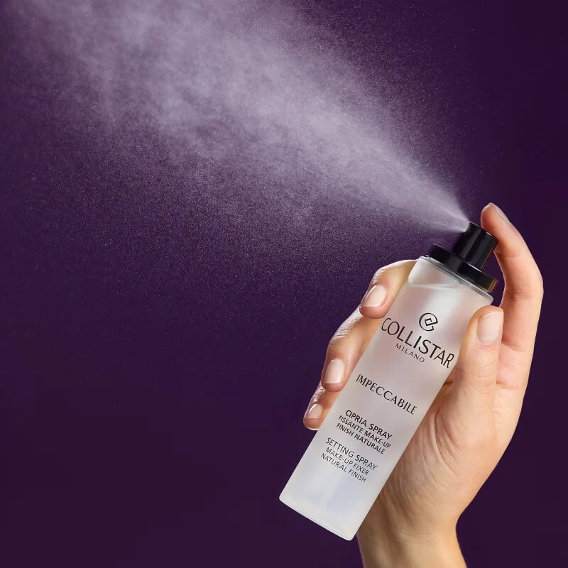 Collistar Impeccabile Setting Spray pršilo za fiksiranje make-upa s pudrastim učinkom 100 ml