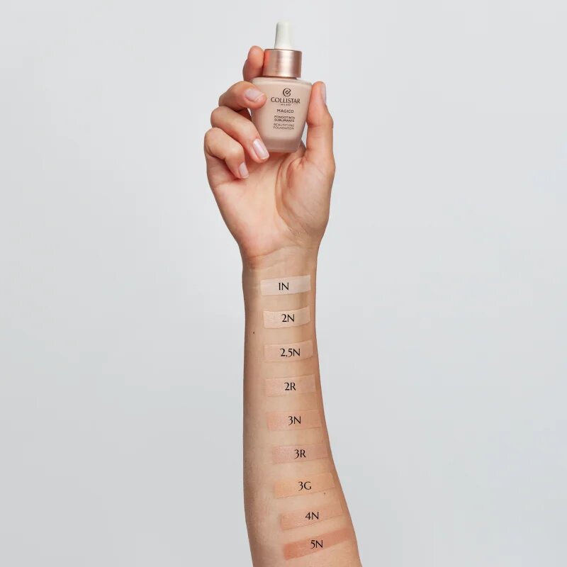 Collistar MAGICO Beautifying Foundation dolgoobstojni matirajoči tekoči puder vodoodporna odtenek 2R - Beige-Rosato 30 ml