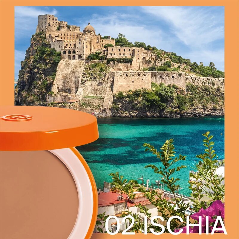 Collistar Mediterranea Sun Compact Foundation REFILL pudrasti make-up SPF 15 odtenek 02 Ischia 10.5 g