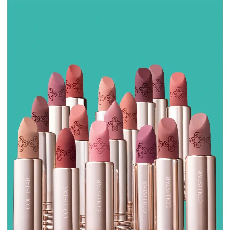 Collistar Puro Gioiello Velvet Lipstick satenasta šminka polnilna odtenek Opale Rosa 163 3.1 g