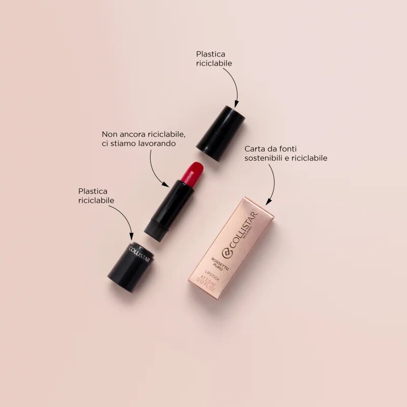 Collistar Rossetto Lipstick Refill dolgoobstojna šminka nadomestno polnilo odtenek 108 MELAGRANA 3.5 ml
