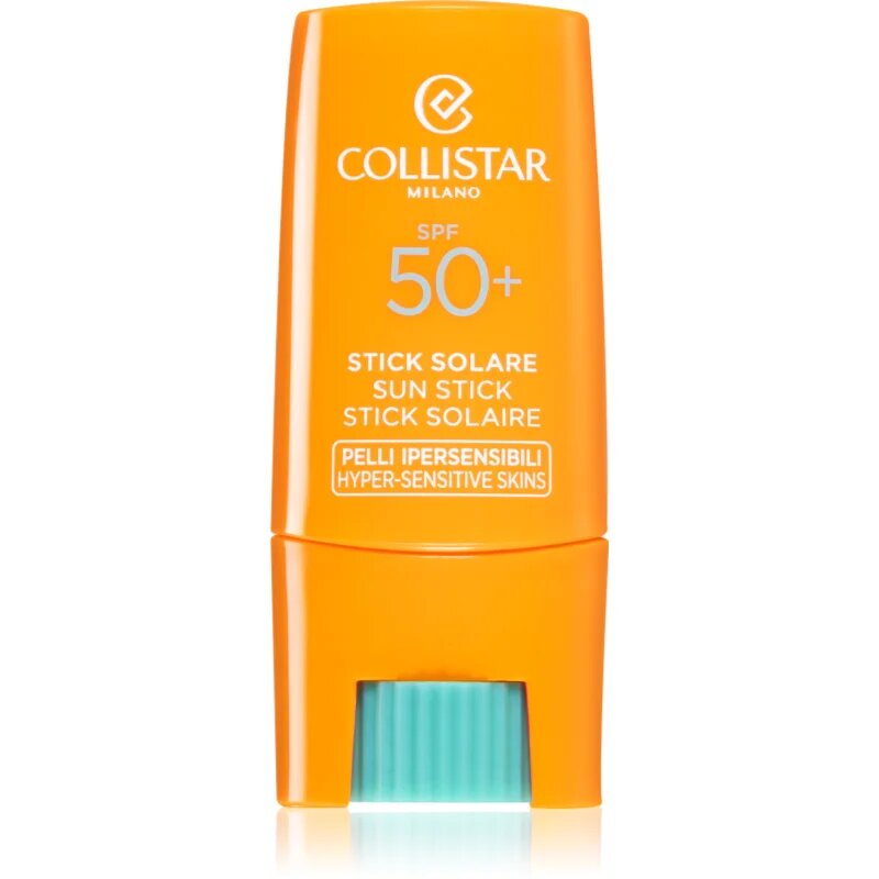 Collistar Smart Sun Protection Sun Stick SPF 50 zaščitna paličica za občutljive predele kože SPF 50 9 ml