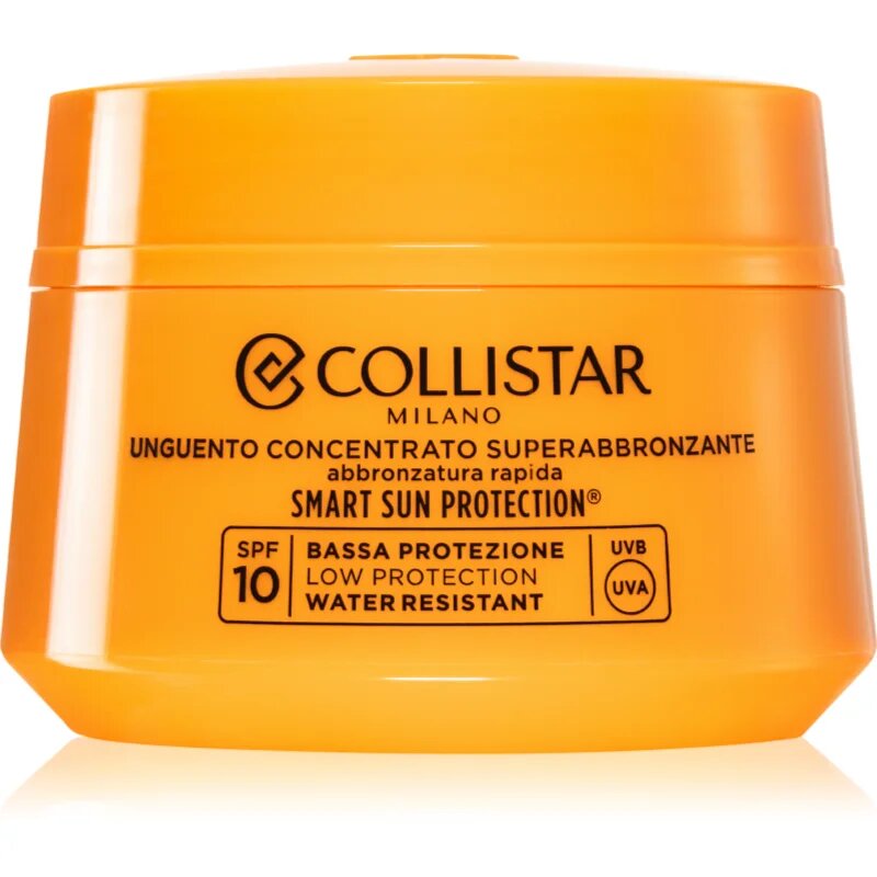 Collistar Smart Sun Protection Supertanning Concentrate Unguent SPF 10 koncentrirano mazilo SPF 10 150 ml