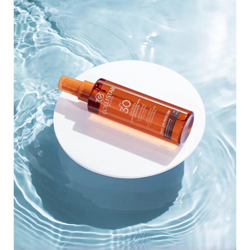 Collistar Smart Sun Protection Supertanning Moisturizing Dry Oil SPF 30 zaščitno suho olje za sončenje SPF 30 200 ml