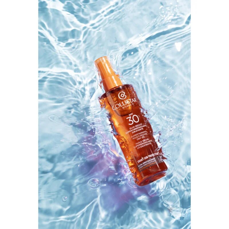 Collistar Smart Sun Protection Supertanning Moisturizing Dry Oil SPF 30 zaščitno suho olje za sončenje SPF 30 200 ml
