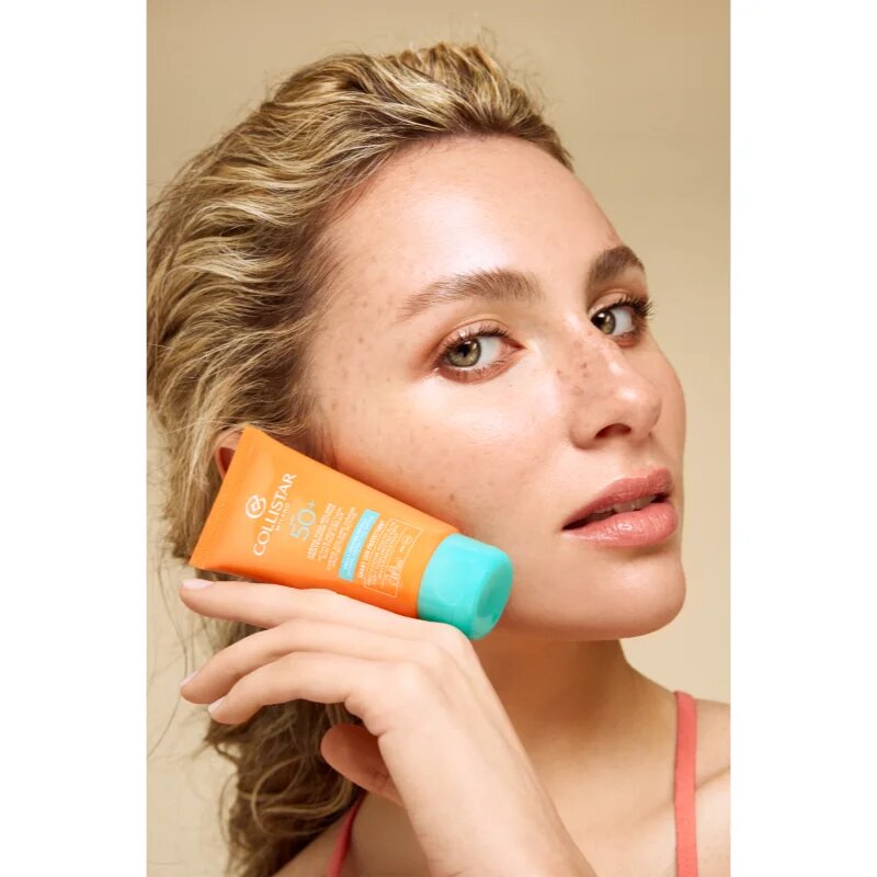 Collistar Special Perfect Tan Active Protection Sun Face Cream krema proti gubam za sončenje SPF 50+ 50 ml