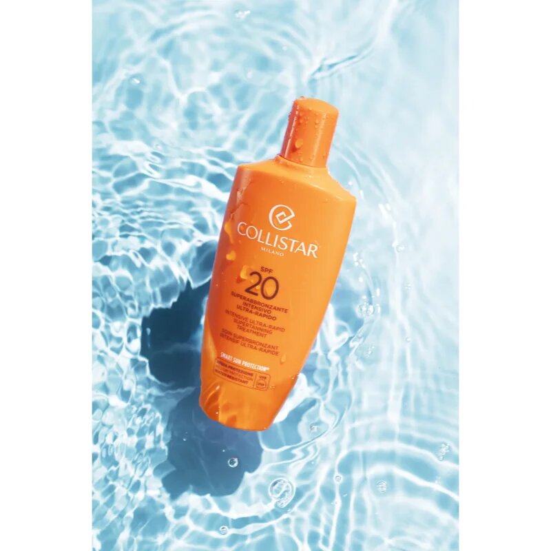 Collistar Special Perfect Tan Intensive Ultra-Rapid Supertanning Treatment pripravek za pospešitev in podaljšanje porjavelosti SPF 20 200 ml