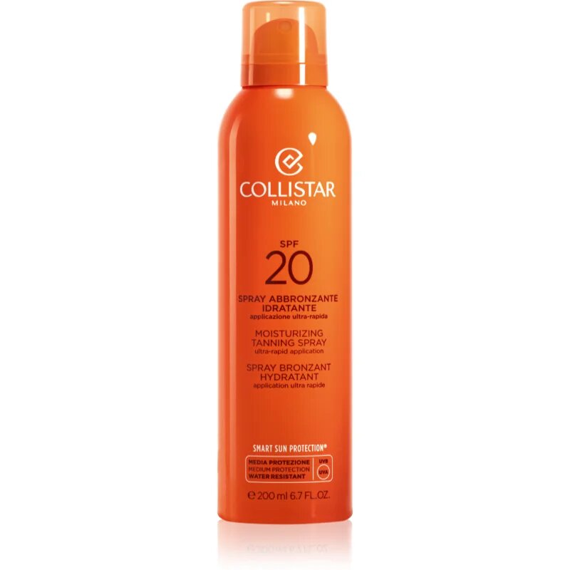 Collistar Special Perfect Tan Moisturizing Tanning Spray pršilo za sončenje SPF 20 200 ml