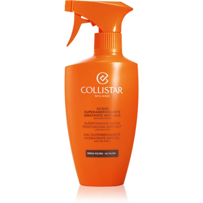 Collistar Special Perfect Tan Supertanning Water Moisturizing Anti-Salt vlažilno pršilo za pospešitev porjavelosti z aloe vero 400 ml