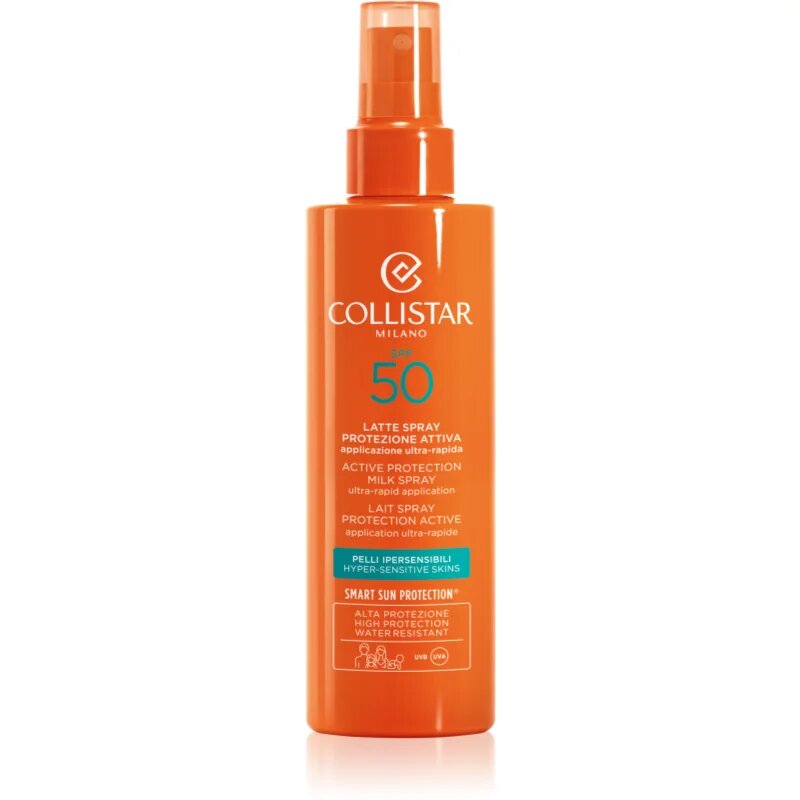 Collistar Sun Active Protection Milk Spray losjon za sončenje v pršilu SPF 50 200 ml