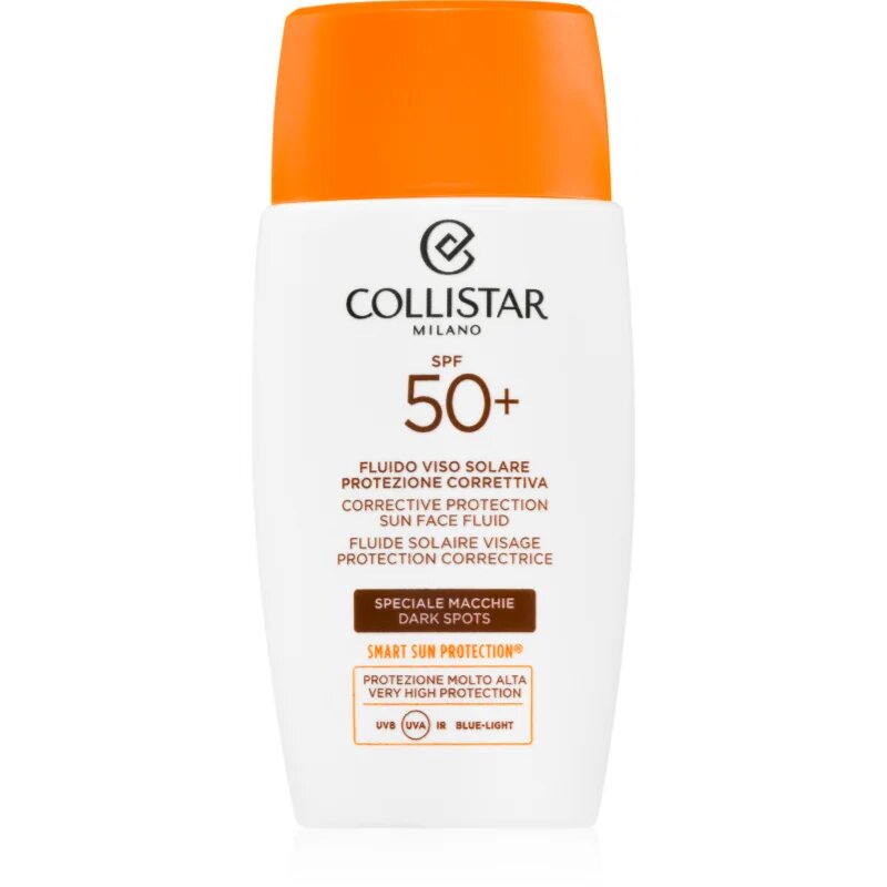 Collistar Sun Corrective Protection Face Fluid SPF 50+ fluid za sončenje za obraz SPF 50+ 50 ml