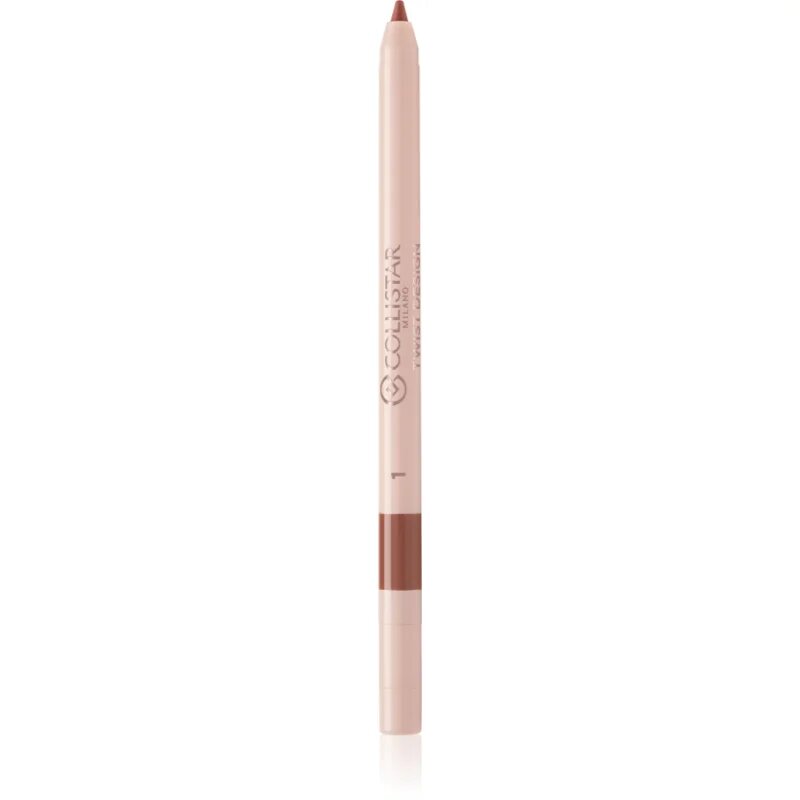 Collistar Twist Design Lip Pencil kremasti svinčnik za ustnice odtenek 1 - Naturale 0.4 g