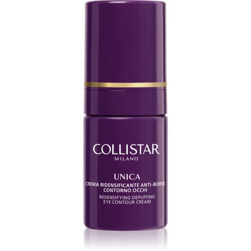 Collistar Unica Redensifying Draining Anti-Bags Eye Contour posvetlitvena krema za predel okoli oči proti zabuhlosti in temnim kolobarjem 15 ml