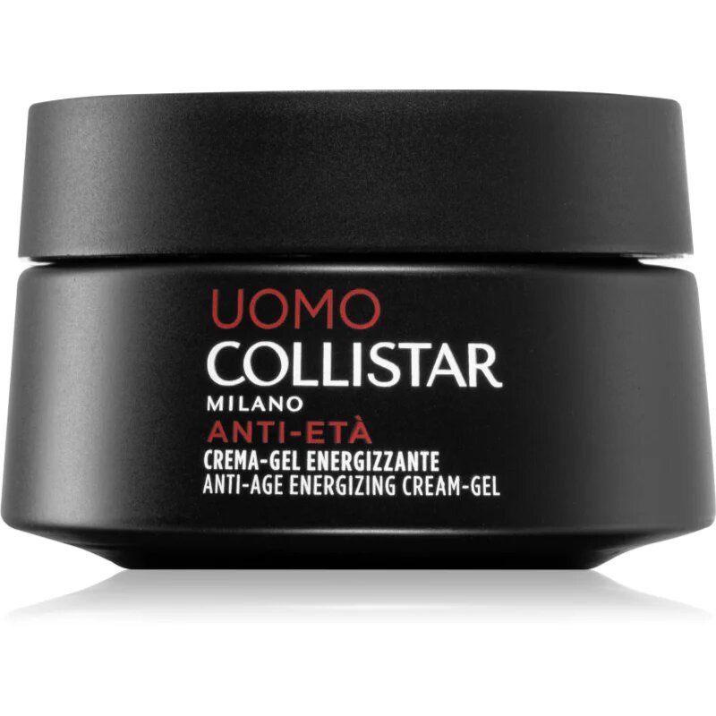 Collistar Uomo Anti-Age Energizing Cream-Gel vlažilna gel krema s posvetlitvenim učinkom 50 ml