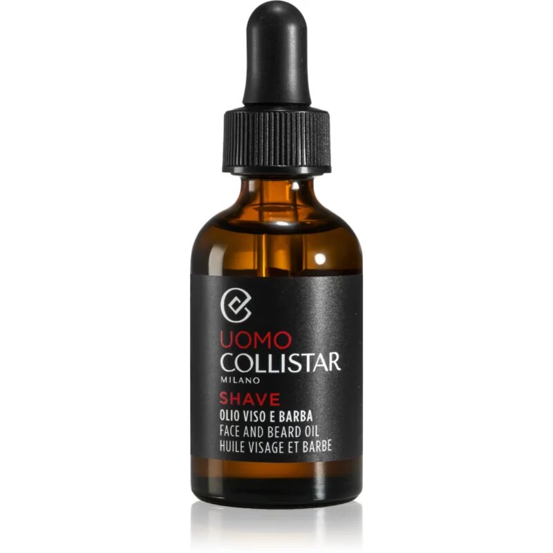 Collistar Uomo Face and Beard Oil hranilno olje za obraz in brado 30 ml