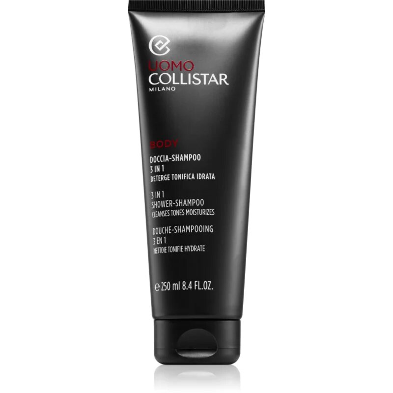Collistar Uomo Shower Shampoo 3in1 šampon za telo in lase za moške 250 ml