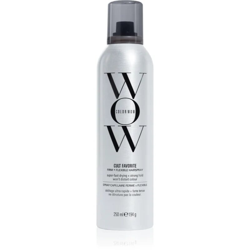 Color WOW Cult Favorite Firm + Flexible Hairspray lak za lase z ekstra močnim utrjevanjem 250 ml