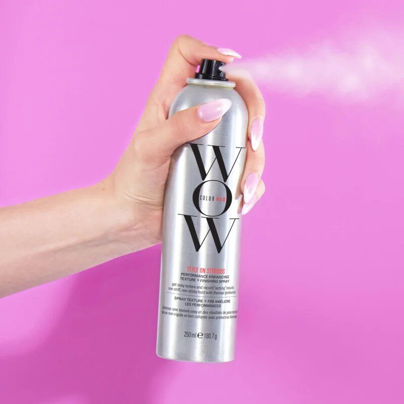 Color WOW Style on Steroids pršilo za fiksiranje za lase 250 ml