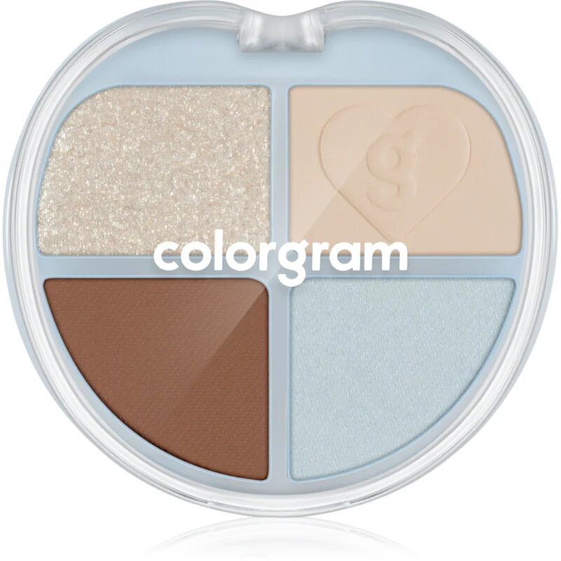 Colorgram Tintin Dory Eyeshadow Palette paleta senčil za oči in osvetljevalcev odtenek 02 Chestnut Dory 4 g