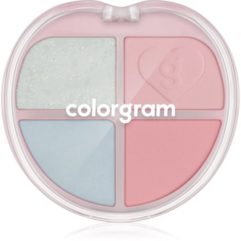 Colorgram Tintin Dory Eyeshadow Palette paleta senčil za oči in osvetljevalcev odtenek 05 Fairy Dory 4 g