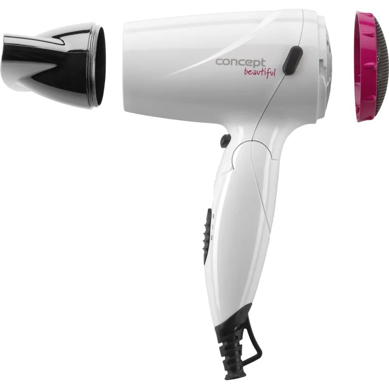 Concept Beautiful sušilnik za lase White + Pink 1 kos