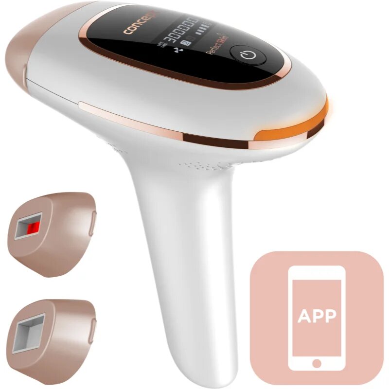 Concept IL3020 IPL Perfect Skin IPL epilator za telo obraz predel bikinija in pazduhe White and rosegold 1 kos