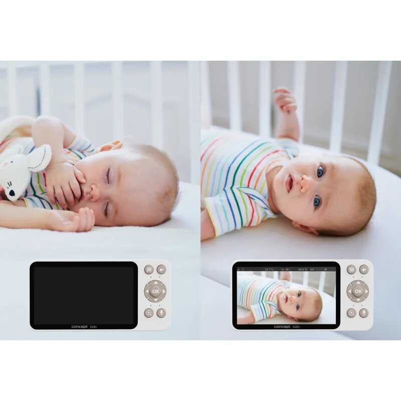 Concept KIDO KD5010 digitalna video varuška z LED-osvetlitvijo 1 kos
