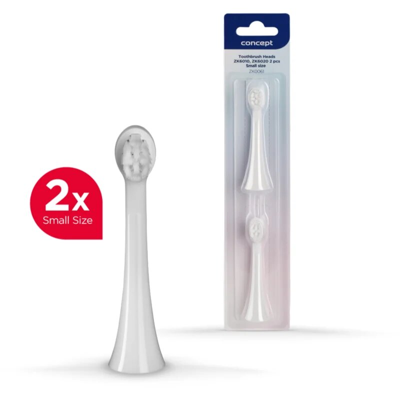 Concept Kido Smile ZK0061 nadomestne glave za zobno ščetko Small for ZK6010 ZK6020 2 kos