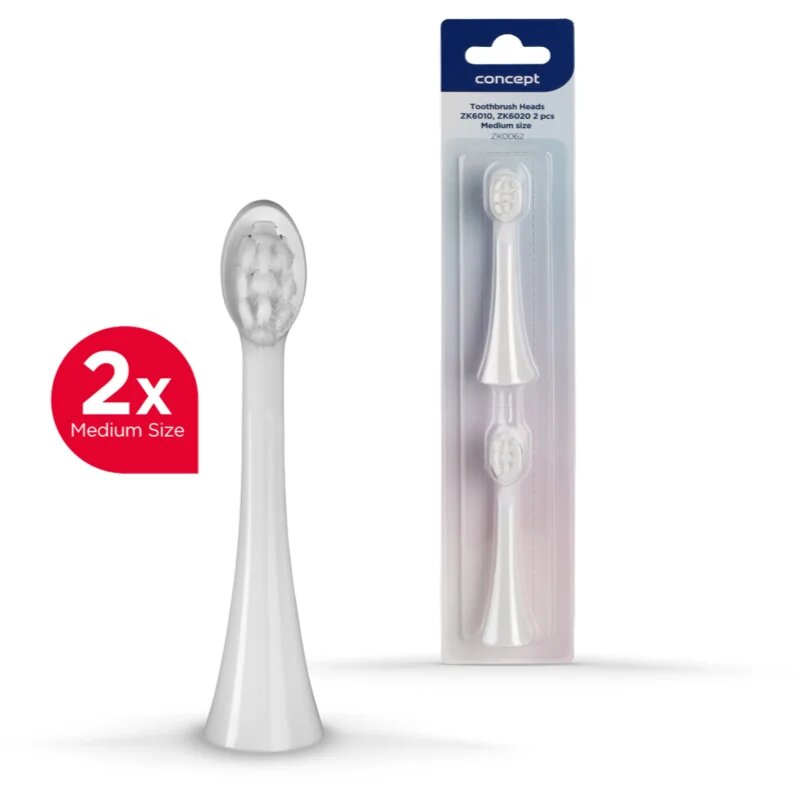 Concept Kido Smile ZK0062 nadomestne glave za zobno ščetko Medium for ZK6010 ZK6020 2 kos