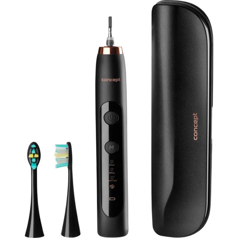 Concept Perfect Smile ZK7011 sonična električna zobna ščetka z etuijem Black 1 kos