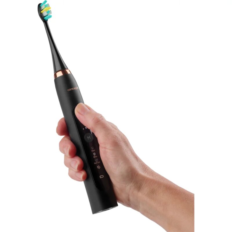 Concept Perfect Smile ZK7011 sonična električna zobna ščetka z etuijem Black 1 kos