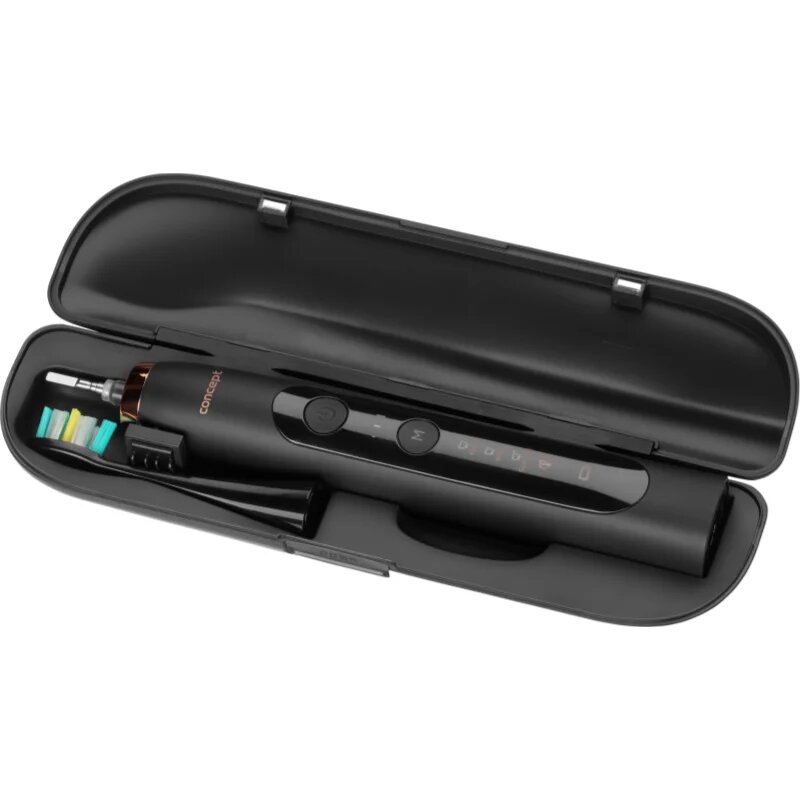 Concept Perfect Smile ZK7011 sonična električna zobna ščetka z etuijem Black 1 kos