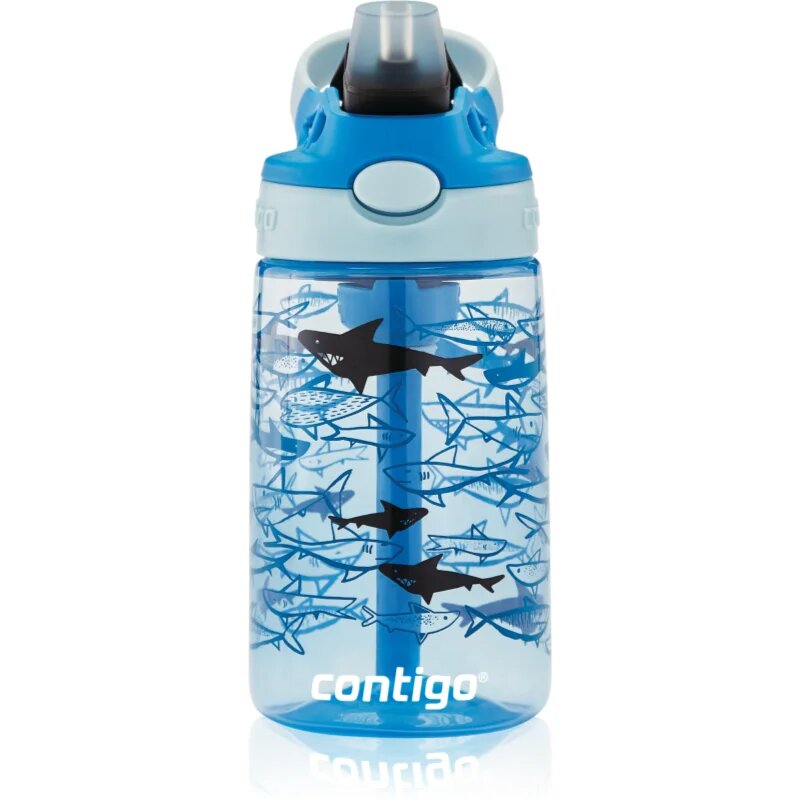 Contigo Easy Clean posoda za vodo za otroke Blue Sharks 1 kos