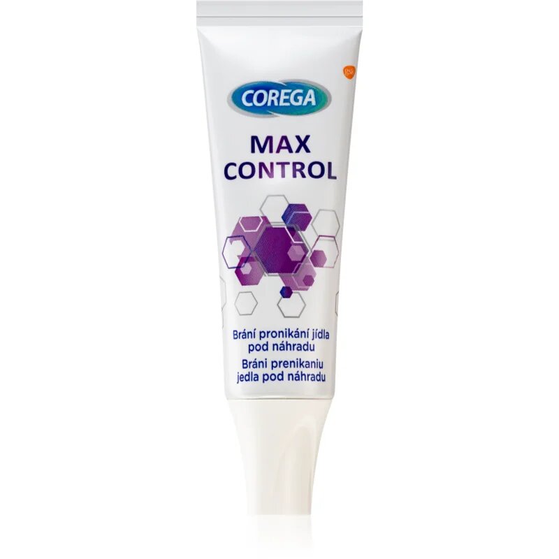 Corega Max Control fiksacijska krema za zobne proteze z ekstra močnim utrjevanjem 40 g