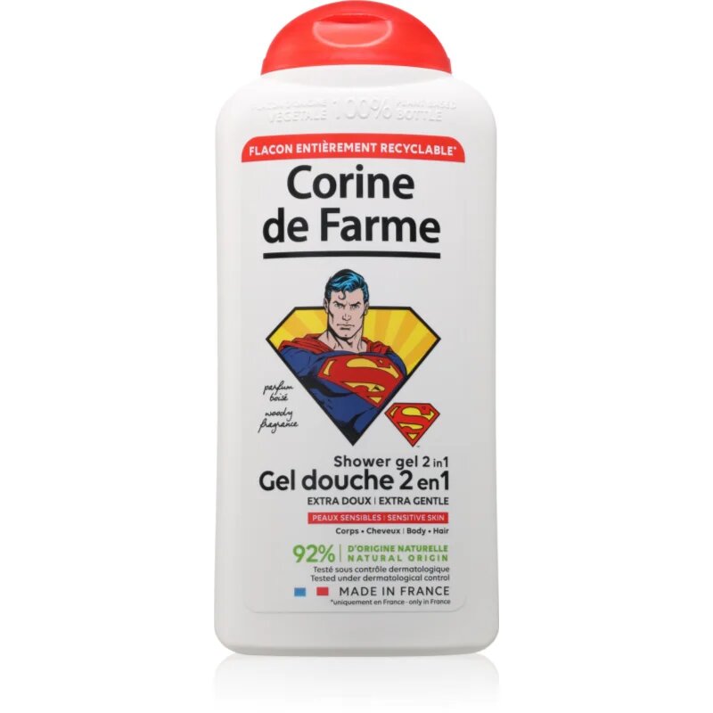 Corine de farme Shower Gel 2 in 1 Superman gel za prhanje 2 v 1 300 ml