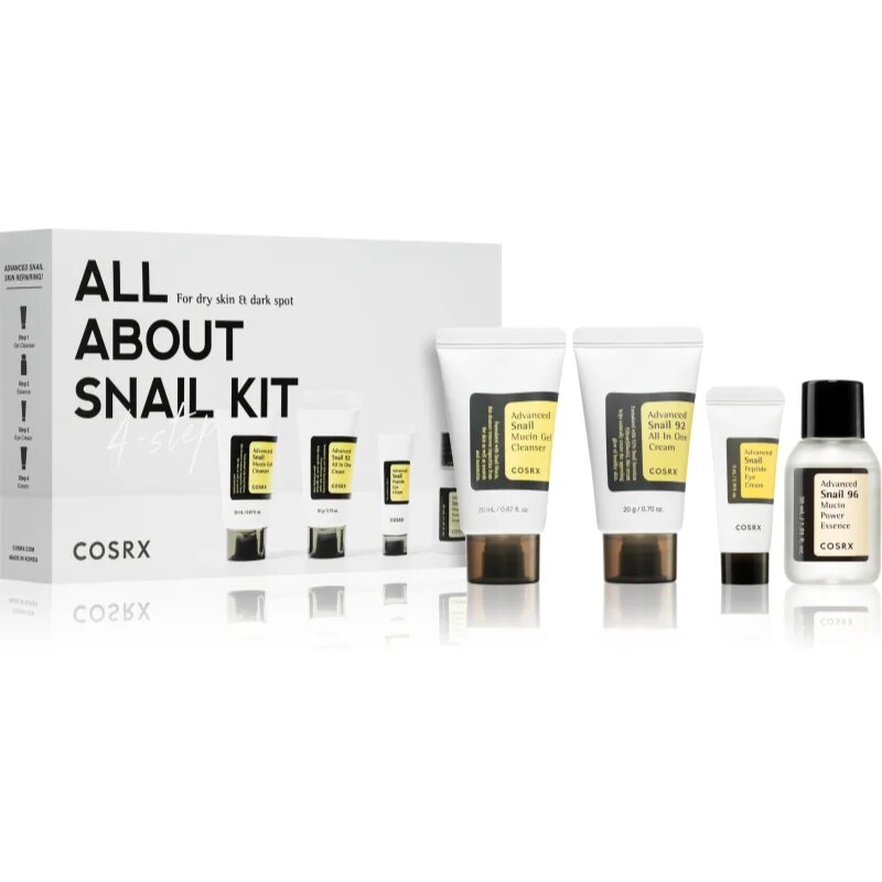 Cosrx Advanced Snail All About Snail Kit set za intenzivno hidracijo 1 kos