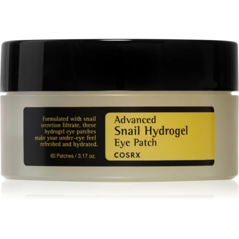 Cosrx Advanced Snail Hydrogel Eye Patch hidrogel maska za predel okoli oči za osvetljevanje kože in hidratacijo 60 kos