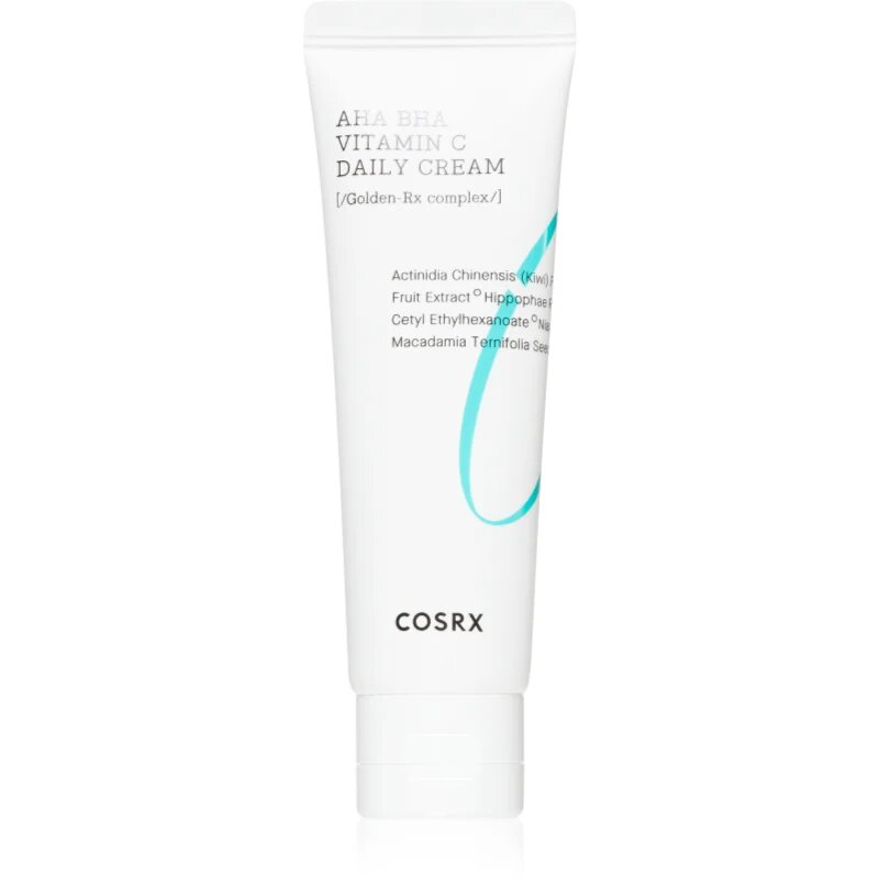 Cosrx AHA/BHA Vitamin C Daily Cream gladilna in posvetlitvena krema z učinkom eksfoliacije 50 ml