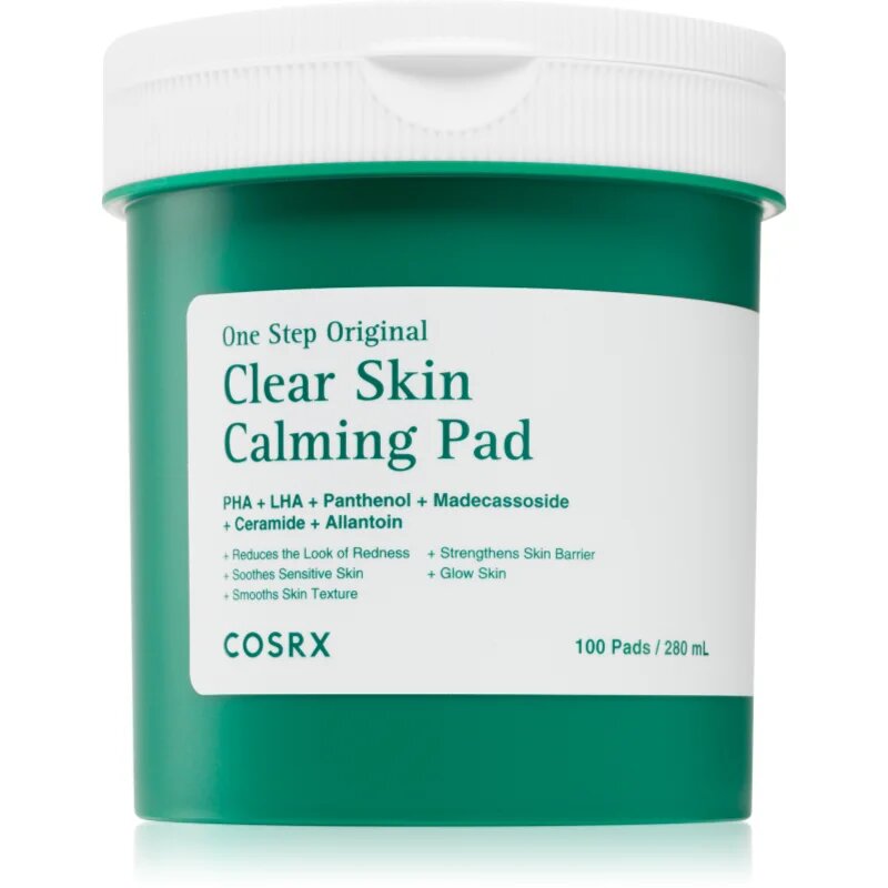 Cosrx One Step Original Clear Skin Calming Pad pomirjajoče blazinice za intenzivno hidracijo 100 kos