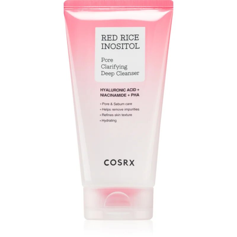 Cosrx Red Rice Inositol Pore Clarifying Deep Cleanser čistilna maska in gel 2v1 proti nepravilnostim na koži 150 ml