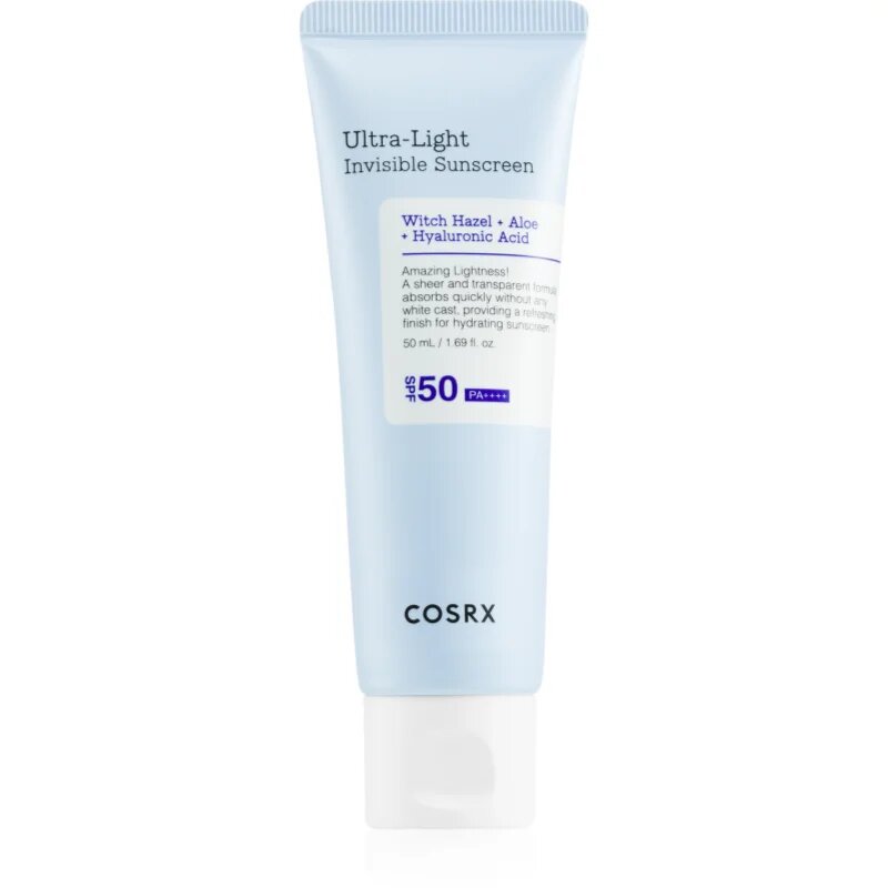 Cosrx Ultra-Light Invisible Sunscreen ultra lahka krema za sončenje za obraz in telo SPF 50+ 50 ml