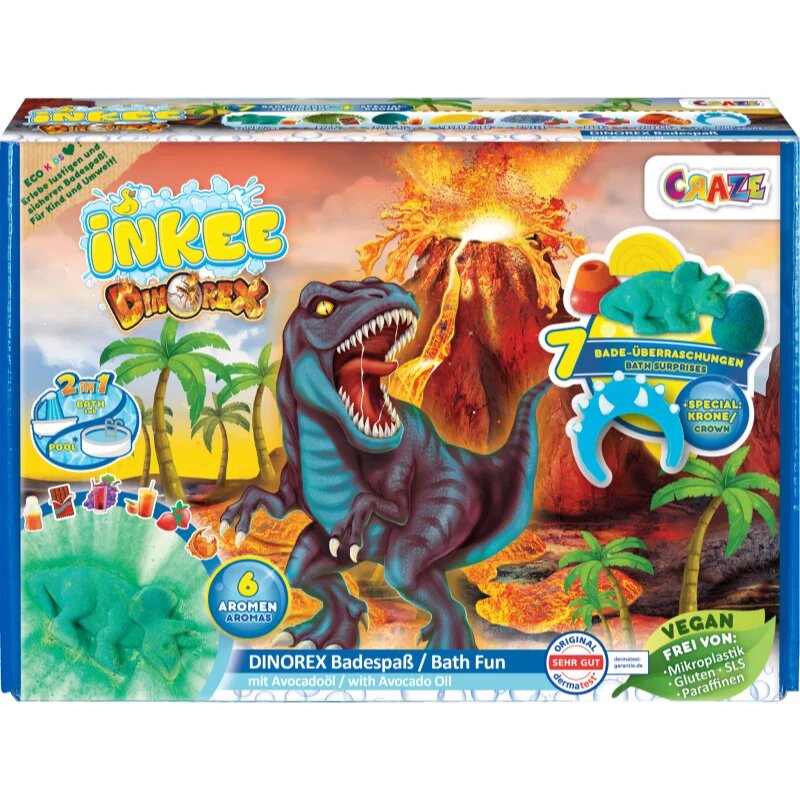 Craze INKEE Dino set za kopel za otroke