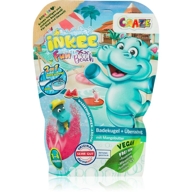 Craze INKEE Fun Beach kroglica za kopel za otroke 1 kos