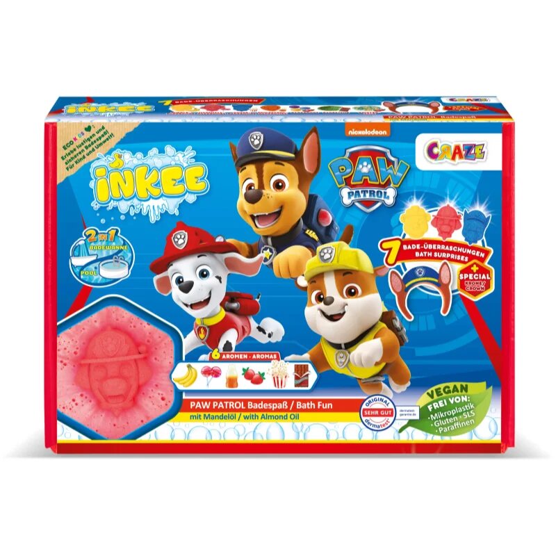 Craze INKEE Paw Patrol darilni set za kopel za otroke