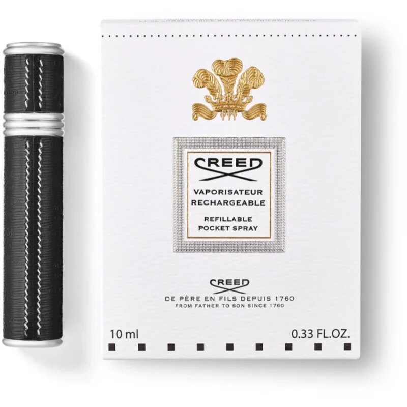 Creed Travel Atomiser Silver/Black polnilno razpršilo za parfum 10 ml